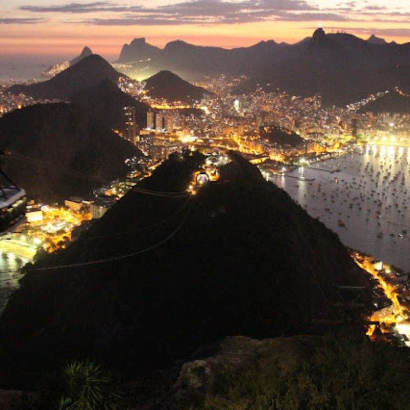 por do sol no rio de janeiro pão de açúcar