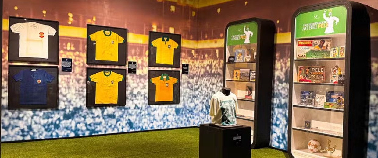 exposição homenagem ao rei pele