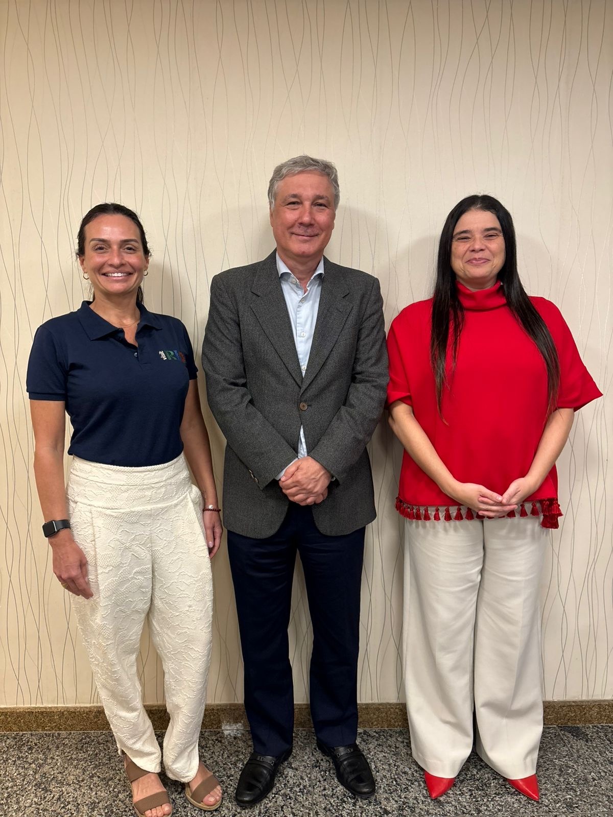 Presidente do Conselho Curador da Visit Rio Luiz Strauss, Diretora Executiva do Visit Rio Roberta Werner e Presidente Executivo da Visit Rio Carlos Werneck.